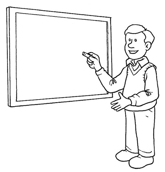 schoolteacher - free coloring pages | Coloring Pages
