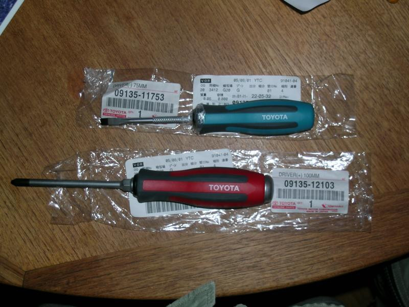 JIS screwdrivers, screws and fasteners from Japan