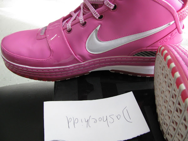 Nike Zoom LeBron VI 6 8220Think Pink8221 Player Exclusive