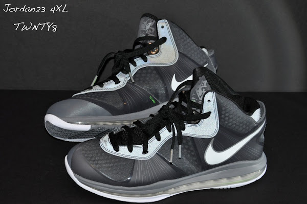 Nike LeBron 8 V2 Cool Grey New Photos with 3M Reflective Material