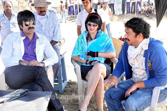 Ravi Teja Veera Movie Working Stills Photos