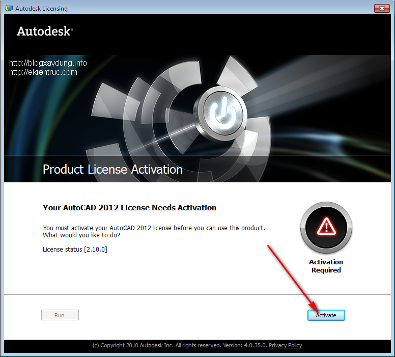 HuongdancaidatAutoCAD2012 14 Hướng dẫn cài đặt và Active AutoCAD 2012 Full bằng hình ảnh.