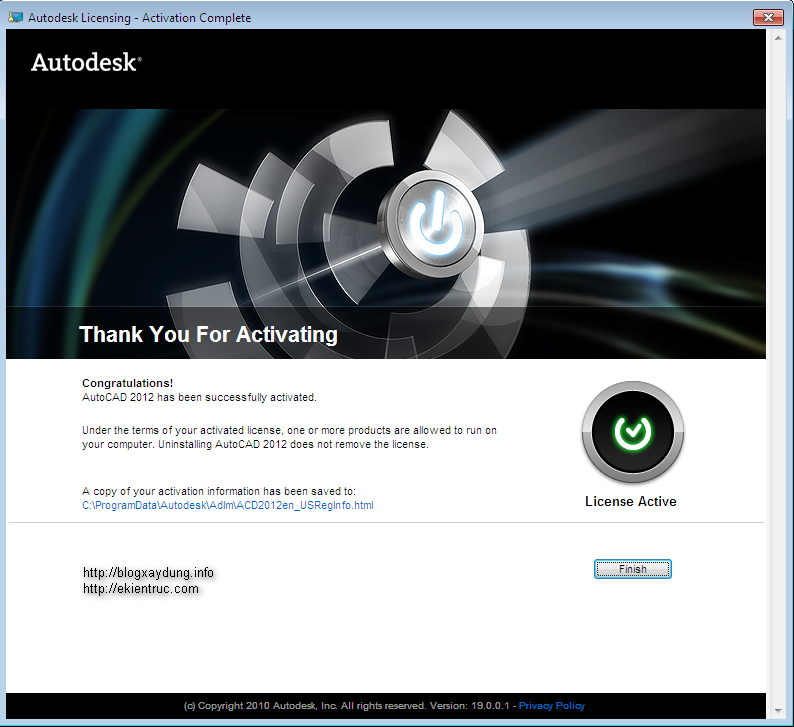 HuongdancaidatAutoCAD2012 18 Hướng dẫn cài đặt và Active AutoCAD 2012 Full bằng hình ảnh.