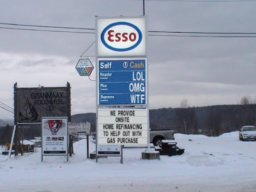 gas prices funny signs. Whatever price you can#39;t