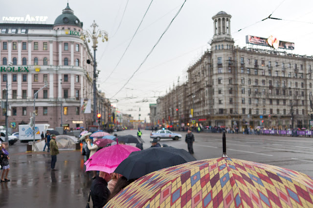 Фоторепортаж с тренировочного парада