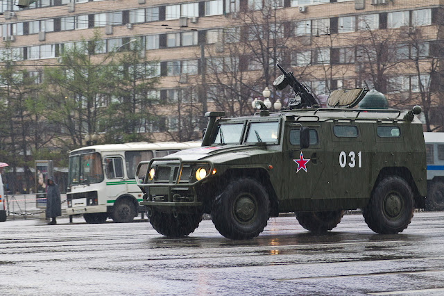 Фоторепортаж с тренировочного парада