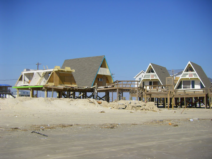 Surfside Beach - Visible damage after Ike. The roof no longer exists.