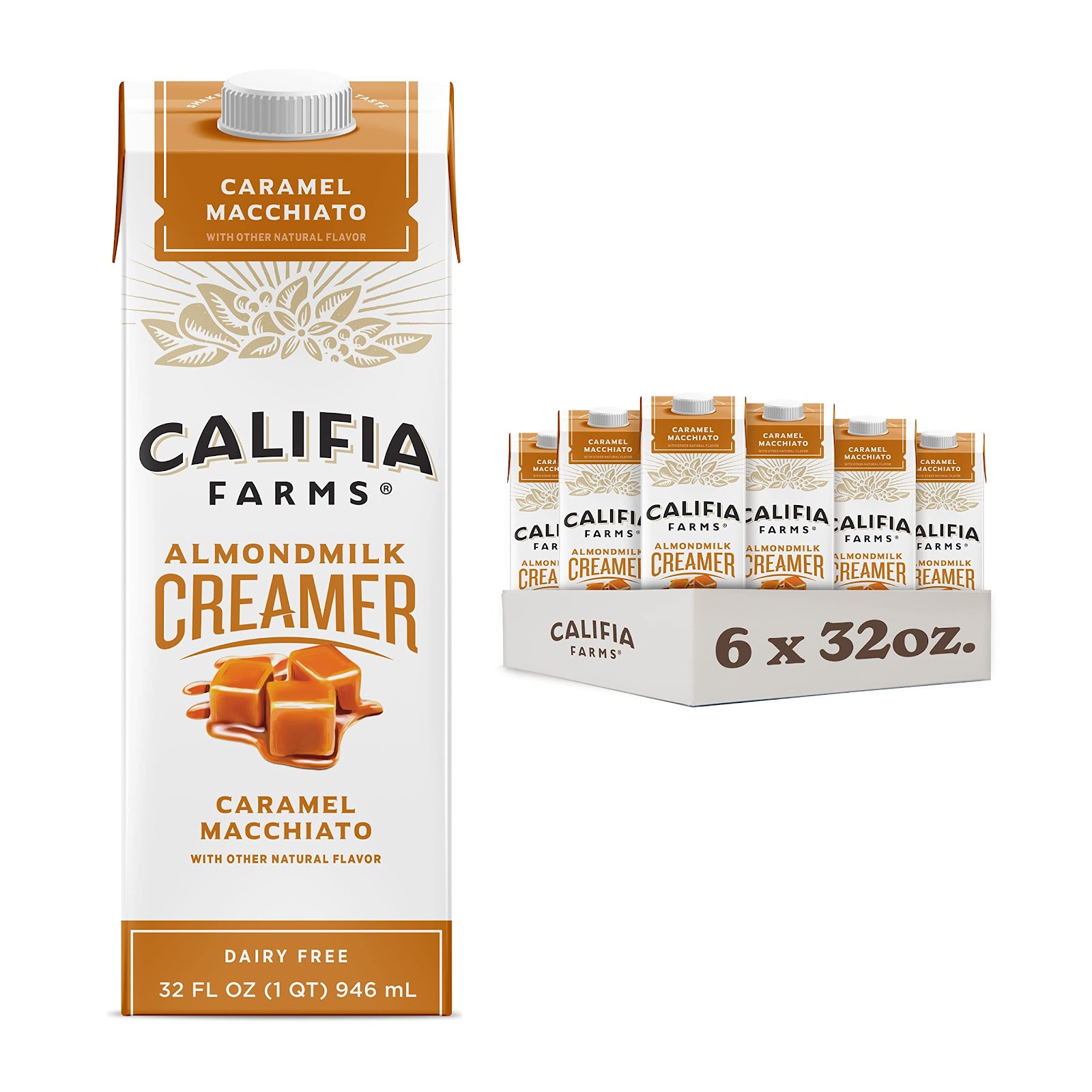 Califia Farms Caramel Macchiato Almond Milk Coffee Creamer