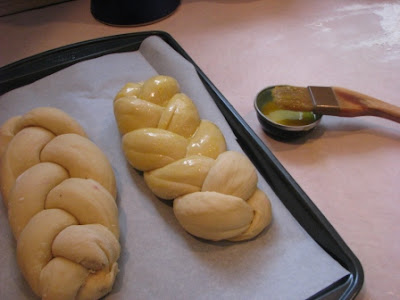 Glazed Challah Loaves - Photo Courtesy of Hillary Kwiatek
