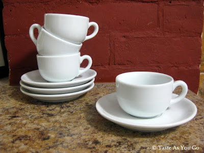 Set of Espresso Cups from The Brooklyn Kitchen in Brooklyn, NY - Photo by Taste As You Go