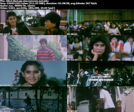 Latest Muvee: Gila Gila Remaja (1986)[Malay] DVDrip MKV