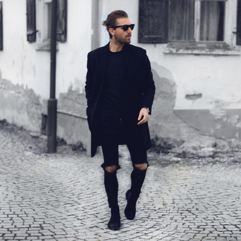 simple black outfits