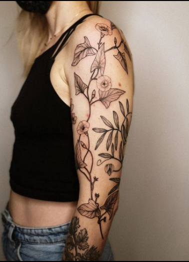  Botanical Fabulous Floral Tattoo