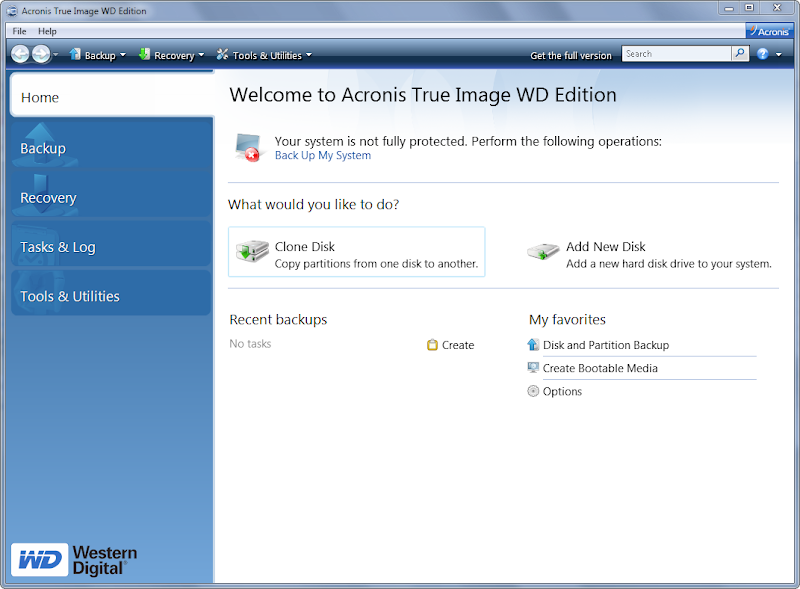 wd acronis true image backup program