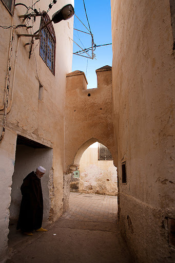 Марокканция. На краю пустыни.