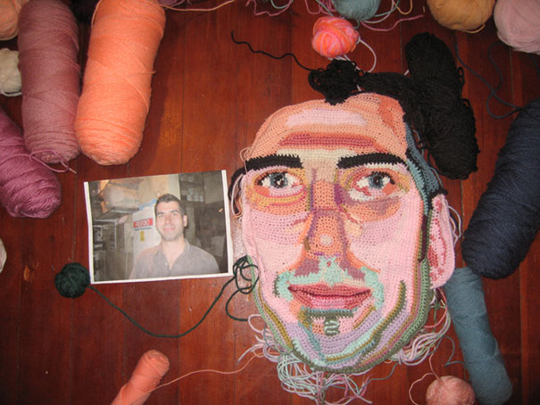 Realistic Crocheted Portraits By Jo Hamilton