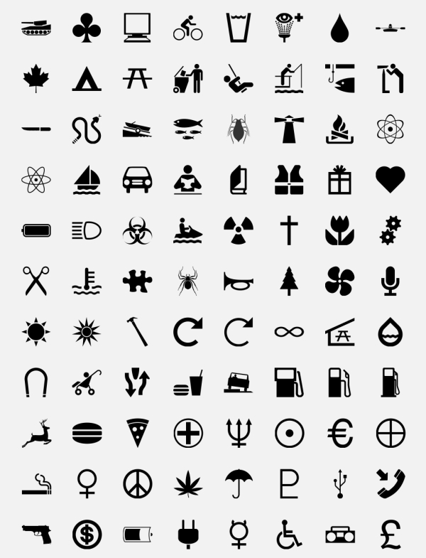 The Best Free Collection of Symbols