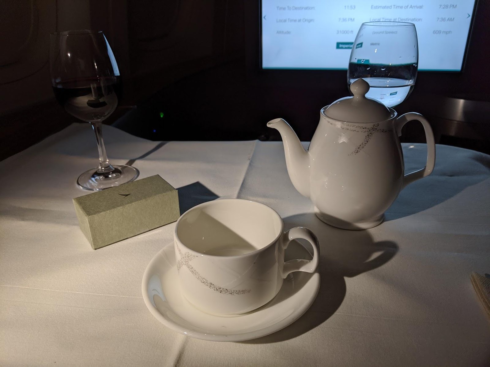 Cathay Pacific First Class JING Tea