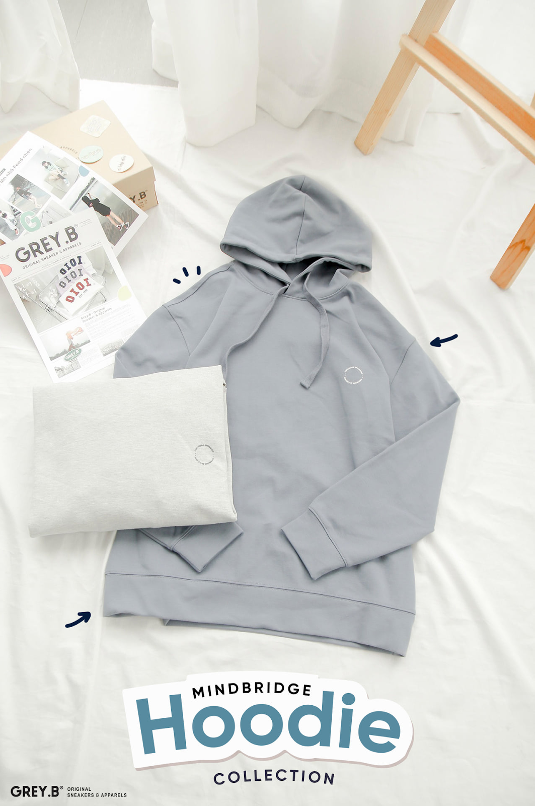 Áo hoodie trơn