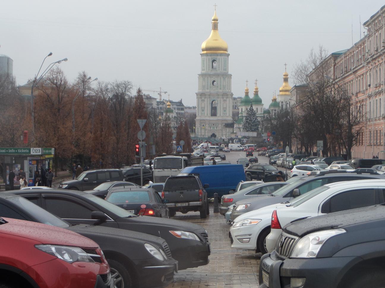 Проблема парковки в центре Киева