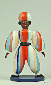 Figurine maurisch, 1926 - farblich angelegt