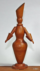 Zweite von drei Figurinen für 'Das Weiße Fest', 1929 - naturbelassen