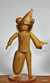 Figurine mir asymmetrischem Kostüm, 1926 - naturbelassen