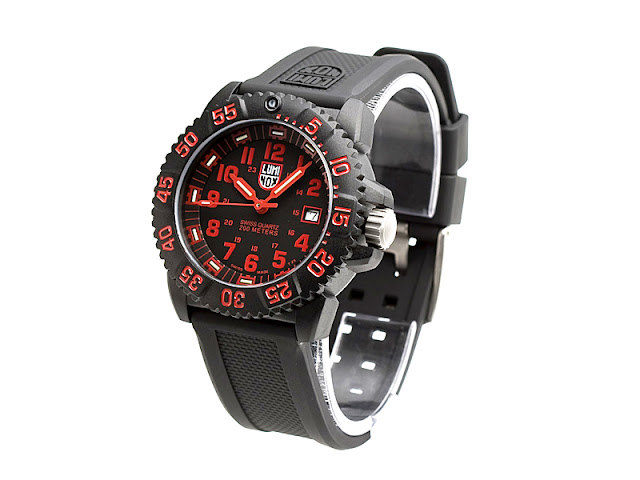 à¸™à¸²à¸¬à¸´à¸à¸² Luminox 3065 Men's EVO Navy SEAL Red Colormark