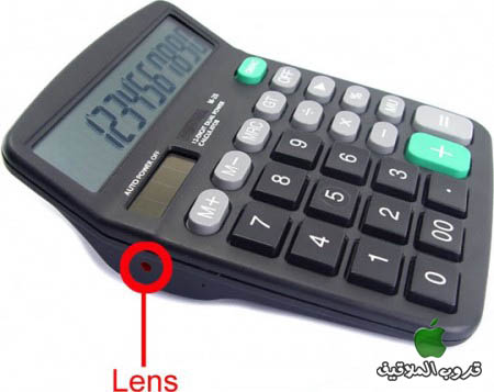 انواع كاميرات سرية  للتجسس في اشكال عدة Calculator-spy-camera2-450x357