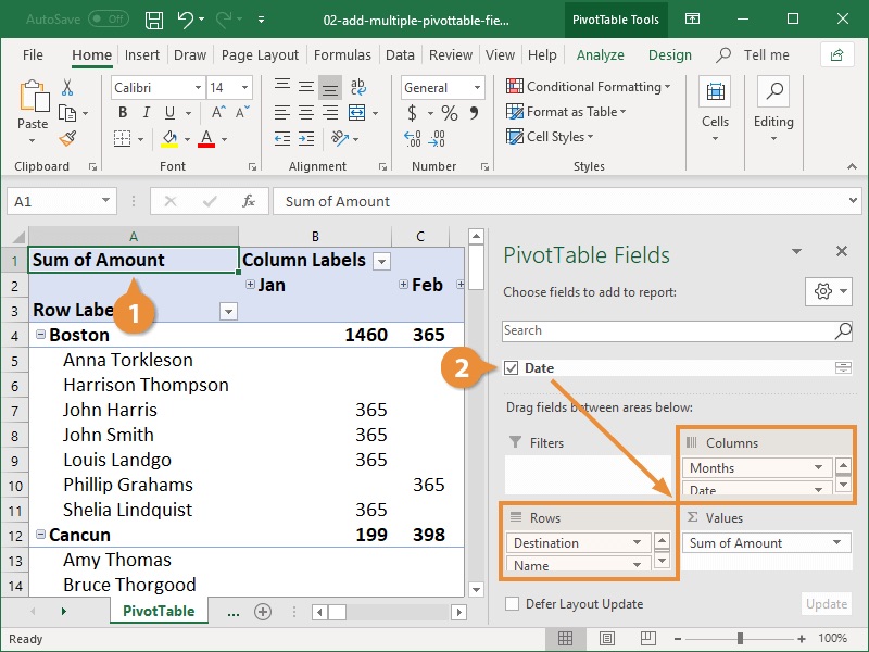 How To Create A Pivot Table In Excel