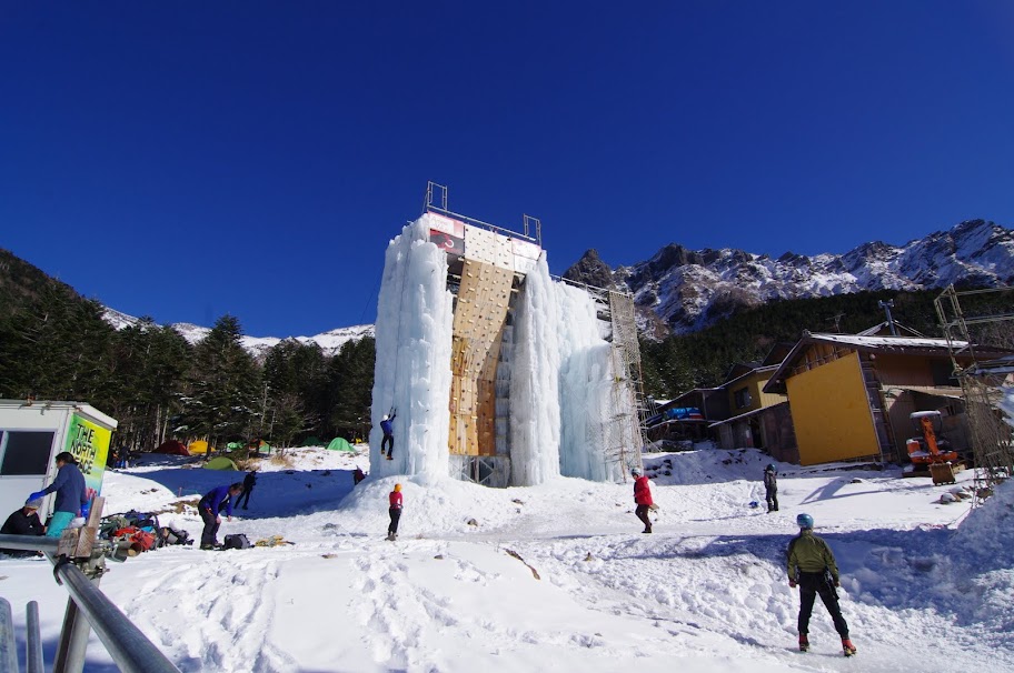 赤岳鉱泉のアイスキャンディー