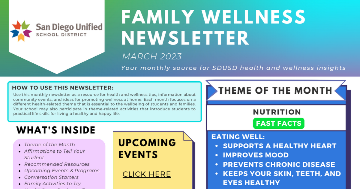 7. March 23 SDUSD Family Wellness Newsletter - English.pdf