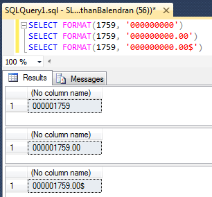 Date format in ms sql