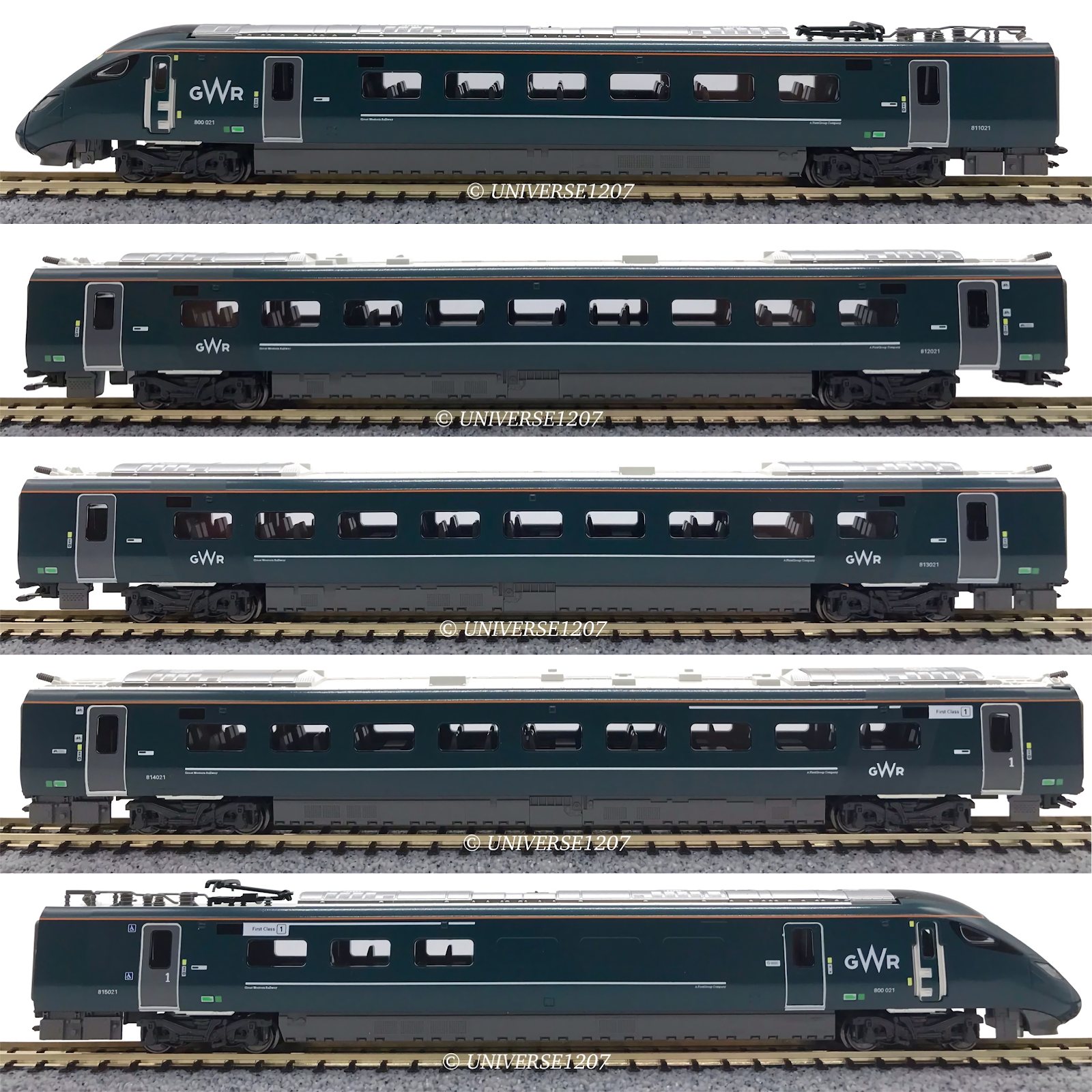 N Scale Kato 10-1671 Hitachi Class 800/0 IET GWR 5 Car Set N Scale Kato 10-1671 Hitachi Class 800/0 IET GWR 5 Car Set
