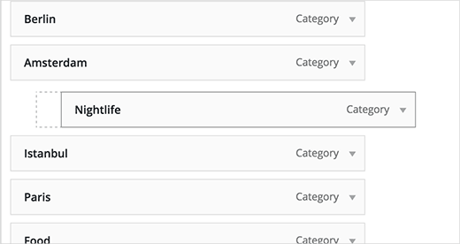 Criando submenus no WordPress