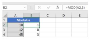 Modules Excel Formulas 