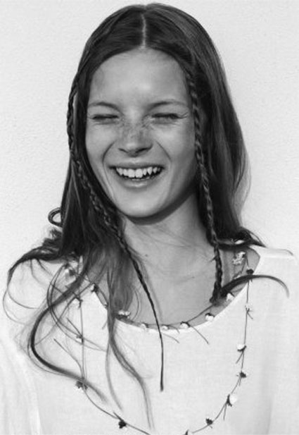 Kate Moss at 15 by corrine daye
