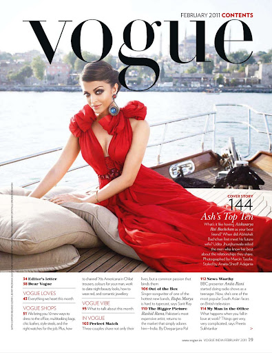 Aishwarya Rai Hot Photoshoot For Vogue Magazine