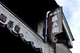 刃物や藤兵衛の看板