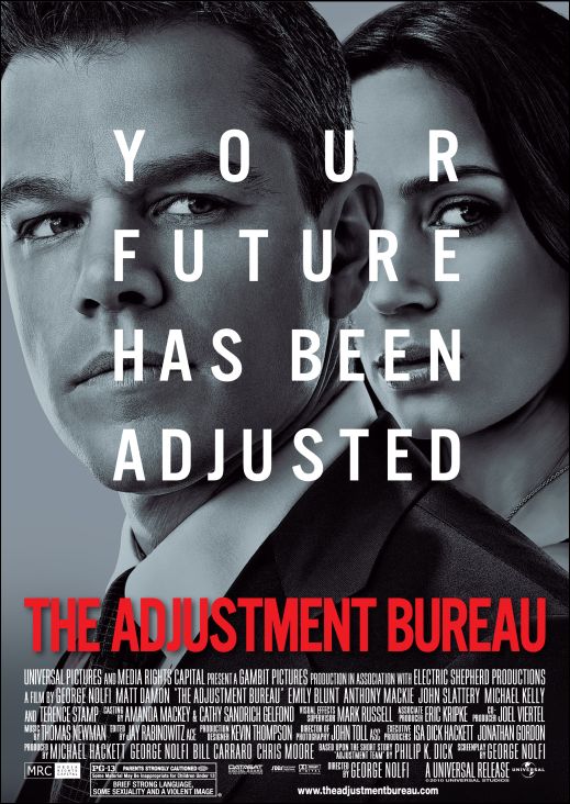 The Adjustment Bureau, Matt Damon, Emily Blunt, Phiip K. Dick