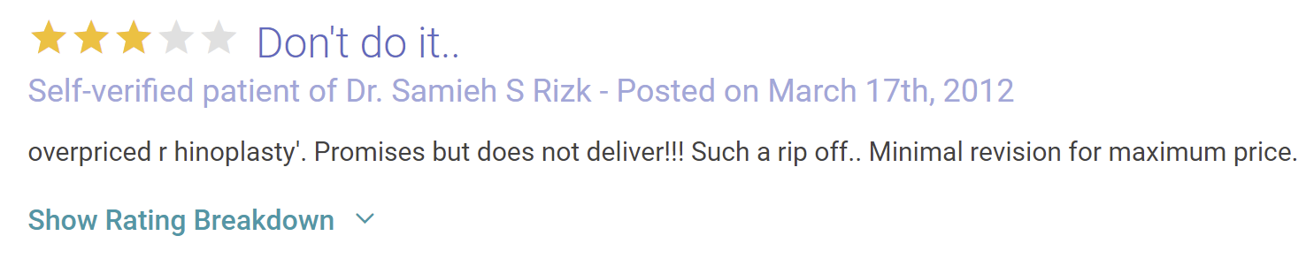 Dr. Sam Rizk review