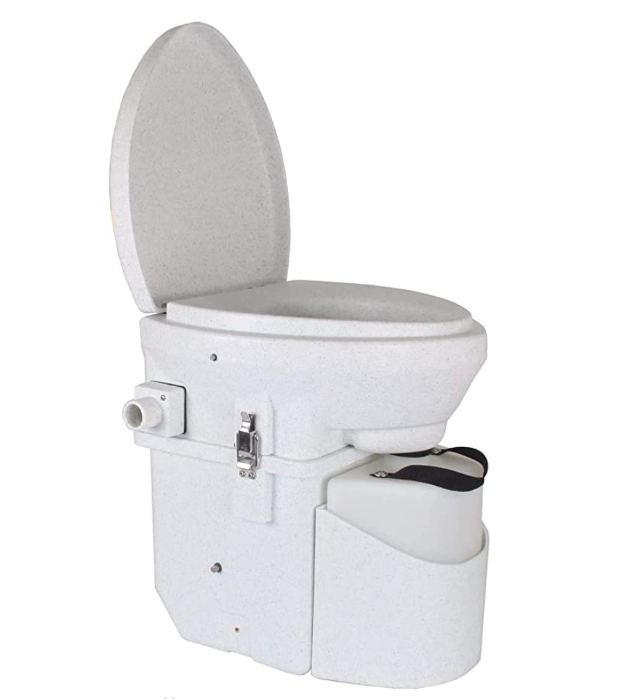 natures head composting toilet