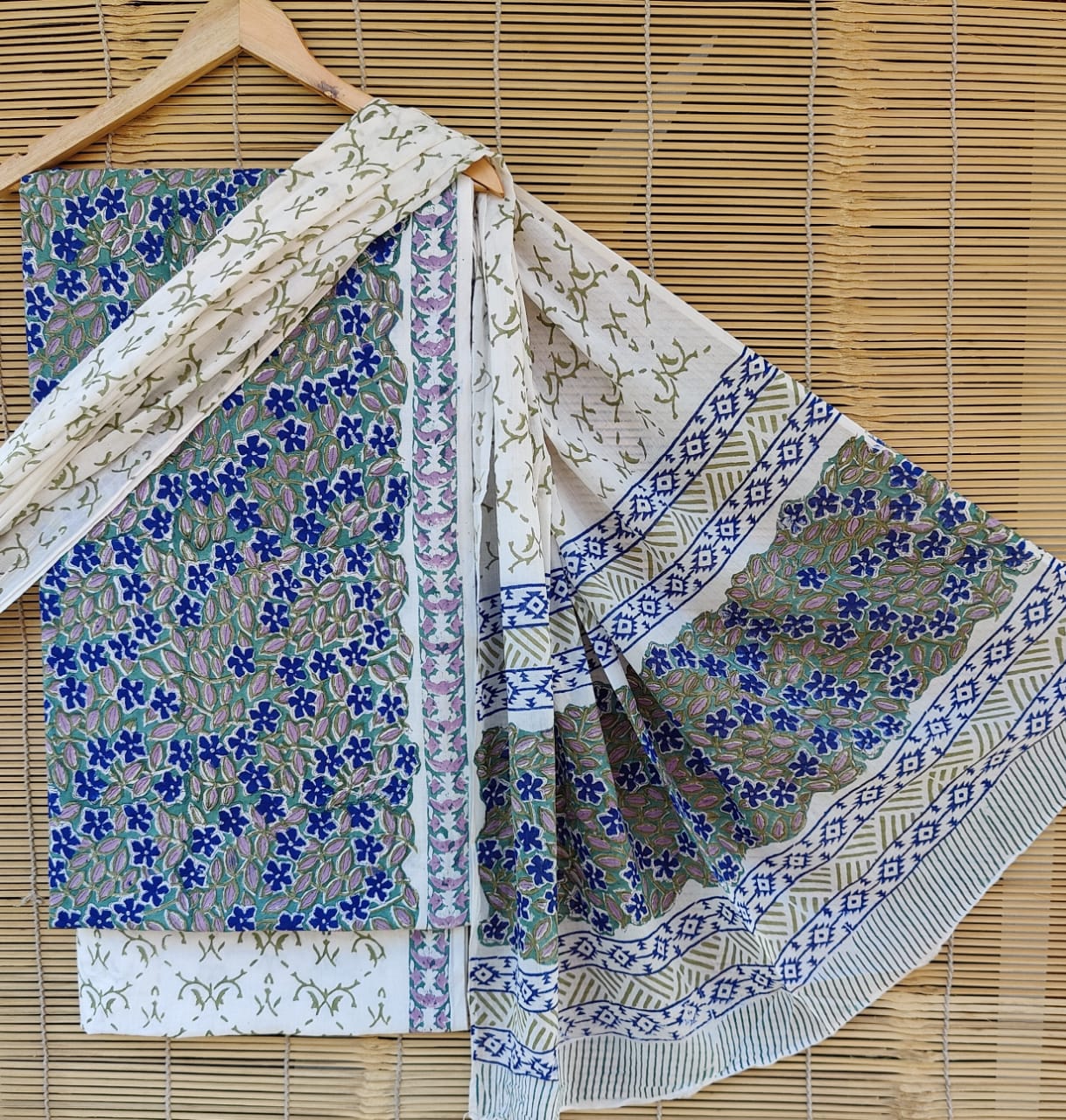 Exclusive new hand block printed cotton suits