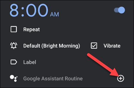 add a google assistant routine