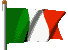 bandiera italiana animata