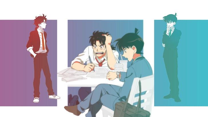 HD wallpaper: Anime, Crossover, Detective Conan, Hajime Kindaichi, Kindaichi  Shounen no Jikenbo | Wallpaper Flare