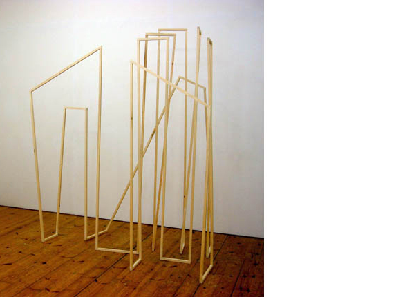 Amy Stephens 'Cutting Corners', 2011<br />Wood and screws<br />200 x 190 x 90 cm</a><br />
<a href=