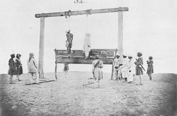 Old India Photos - Unknown freedom fighters hanged