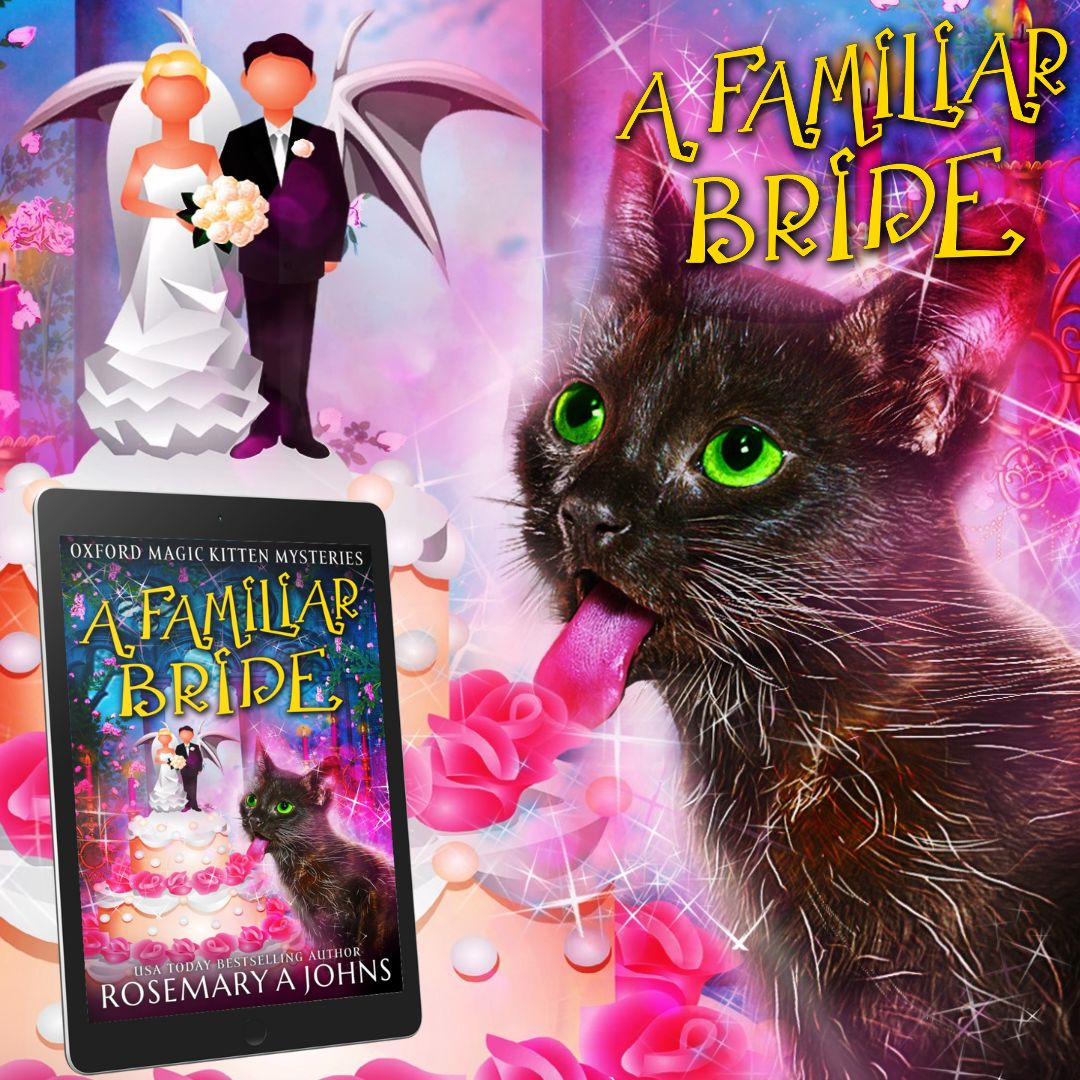 A cat licking a bride book cover

Description automatically generated
