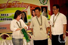 Sen. Loren Legarda, Fr. Anthony Fabella, SVD, and Dr. Rene M. Colocar